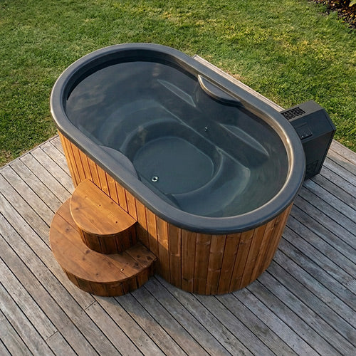 SaunaLife Model S2NC — 2-Person Cold & Hot Immersion Tub Package