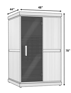 Finnmark FD-2 Full Spectrum Infrared Sauna – Premium 2-Person Home Sauna