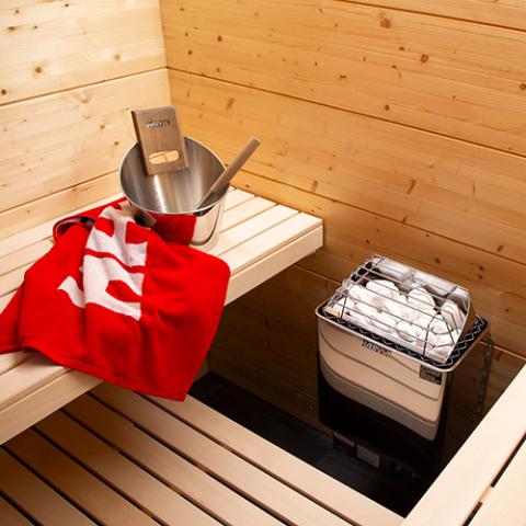 Harvia KIP Series 3.0kW Sauna Heater Package - Built-In Control