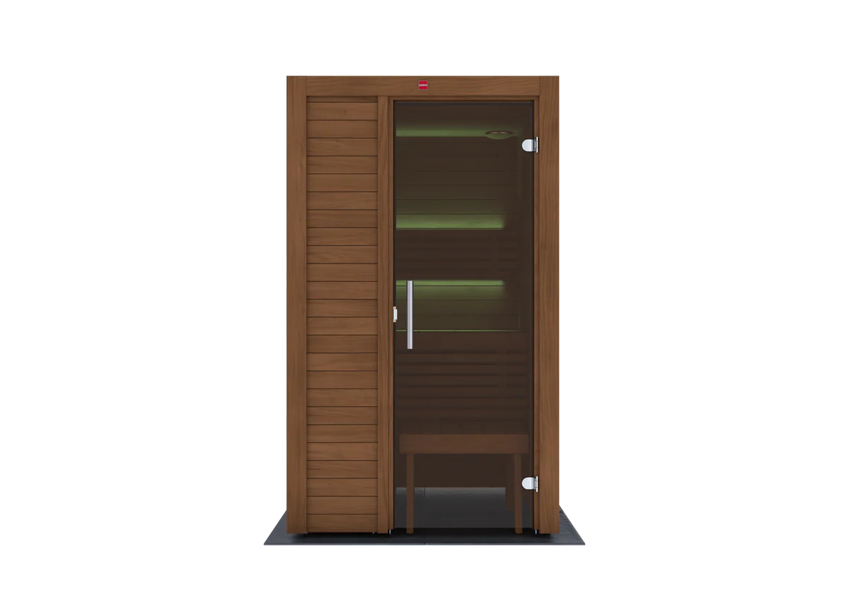 ThermaSol Utu Indoor Sauna – 1 to 3 Person Indoor Sauna with LED Lighting & Finnish Wall Heater
