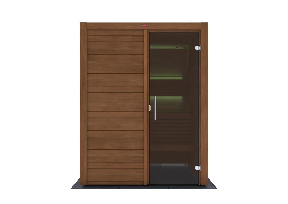 ThermaSol Utu Indoor Sauna – 1 to 3 Person Indoor Sauna with LED Lighting & Finnish Wall Heater