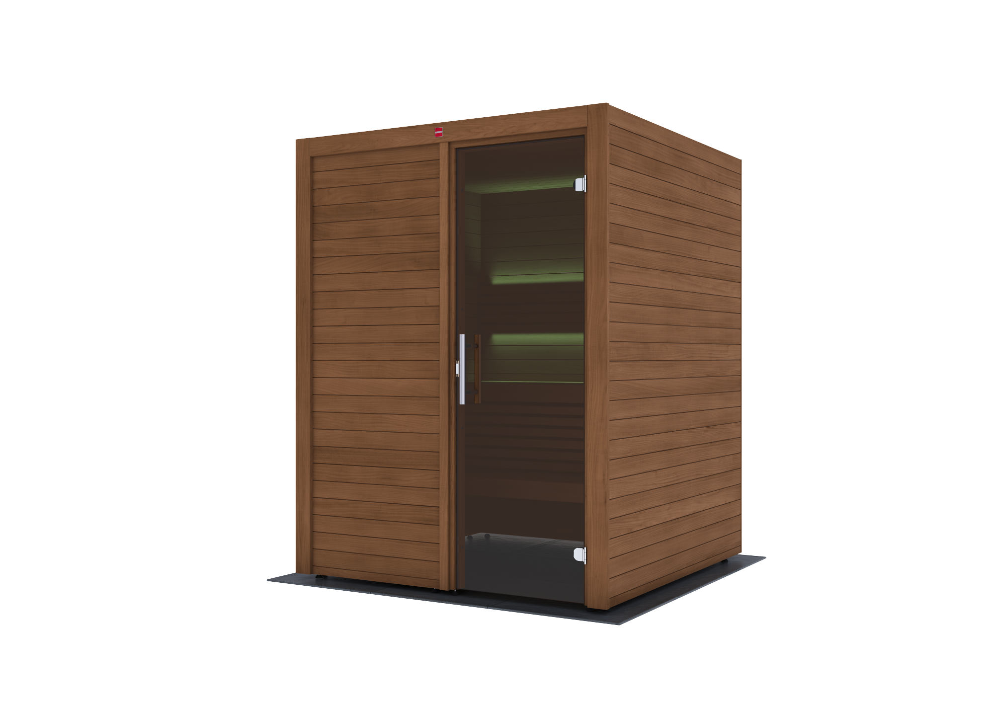 ThermaSol Utu Indoor Sauna – 1 to 3 Person Indoor Sauna with LED Lighting & Finnish Wall Heater