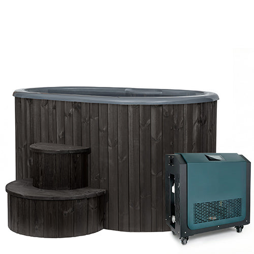 SaunaLife Model S2BC — 2-Person Cold & Hot Immersion Tub Package