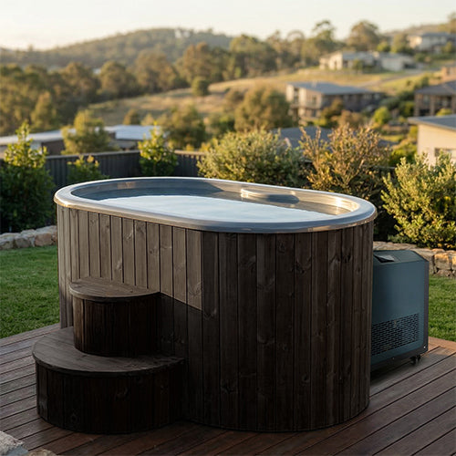 SaunaLife Model S2BC — 2-Person Cold & Hot Immersion Tub Package