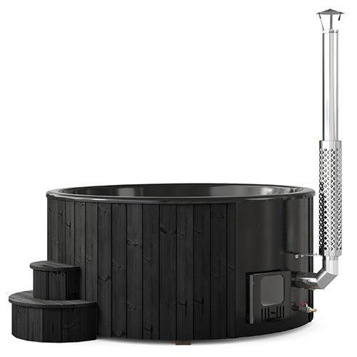 SaunaLife Model S6B — 7-Person Wood-Burning Hot Tub