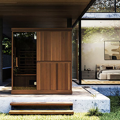 Finnmark FD-3 Full Spectrum Infrared Sauna – Premium 3-4 Person Home Sauna
