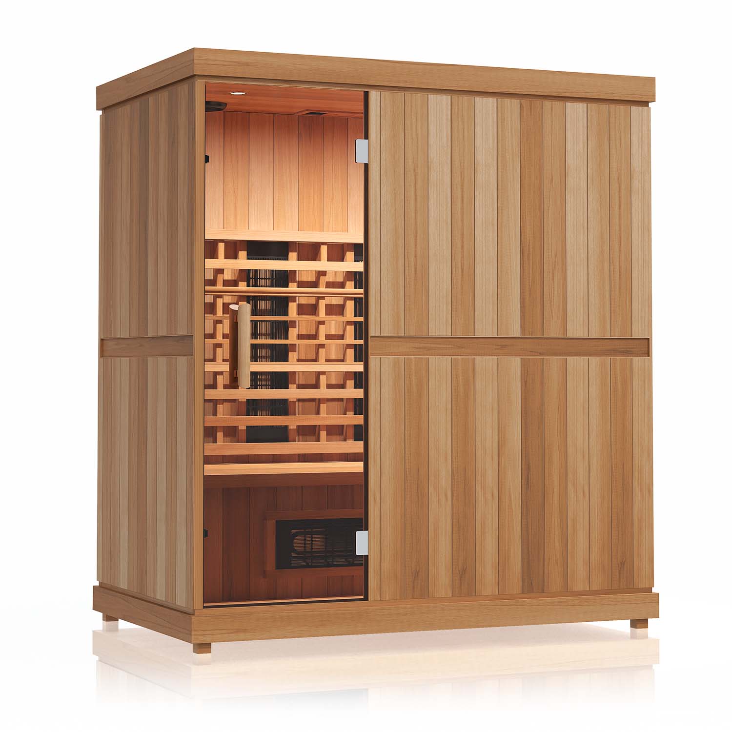 Finnmark FD-3 Full Spectrum Infrared Sauna – Premium 3-4 Person Home Sauna