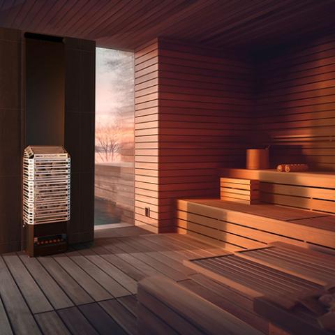 Saunum Air 7 WiFi Sauna Heater – Stainless Steel