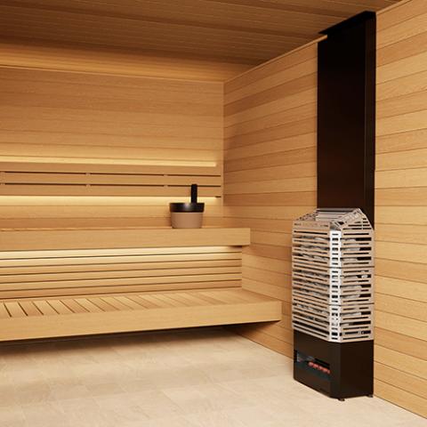 Saunum Air 7 WiFi Sauna Heater – Stainless Steel