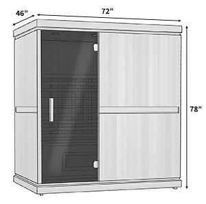 Finnmark FD-3 Full Spectrum Infrared Sauna – Premium 3-4 Person Home Sauna