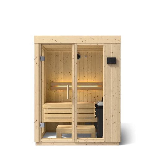 Kohler C1 Indoor Sauna Kit - Scandinavian Spruce Up to 5 Persons