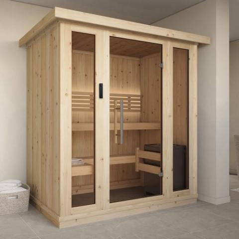 SaunaLife X6 3-Person Indoor Sauna – Premium DIY Home Sauna Experience