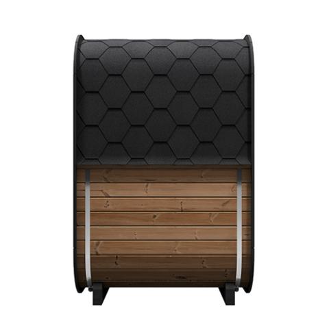 SaunaLife CL3G 2 Person Cube Sauna Front Glass Outdoor Sauna