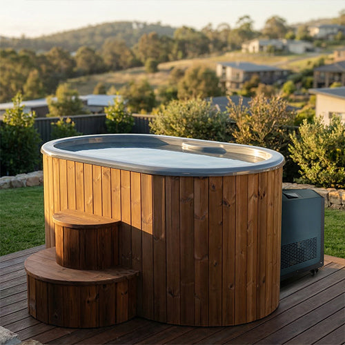 SaunaLife Model S2NC — 2-Person Cold & Hot Immersion Tub Package