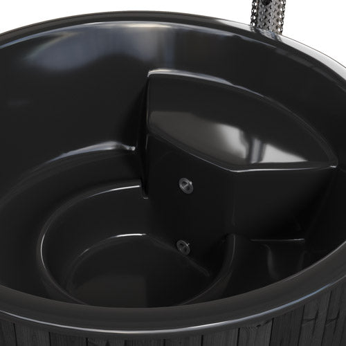 SaunaLife Model S6B — 7-Person Wood-Burning Hot Tub