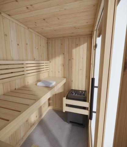 SaunaLife X6 3-Person Indoor Sauna – Premium DIY Home Sauna Experience