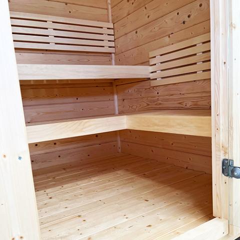 SaunaLife G2 4-Person Garden-Series Outdoor Home Sauna