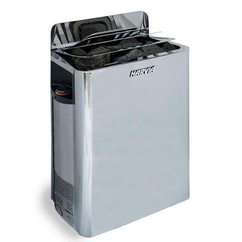 Harvia The Wall 6kW Stainless Steel Sauna Heater with Built In Control