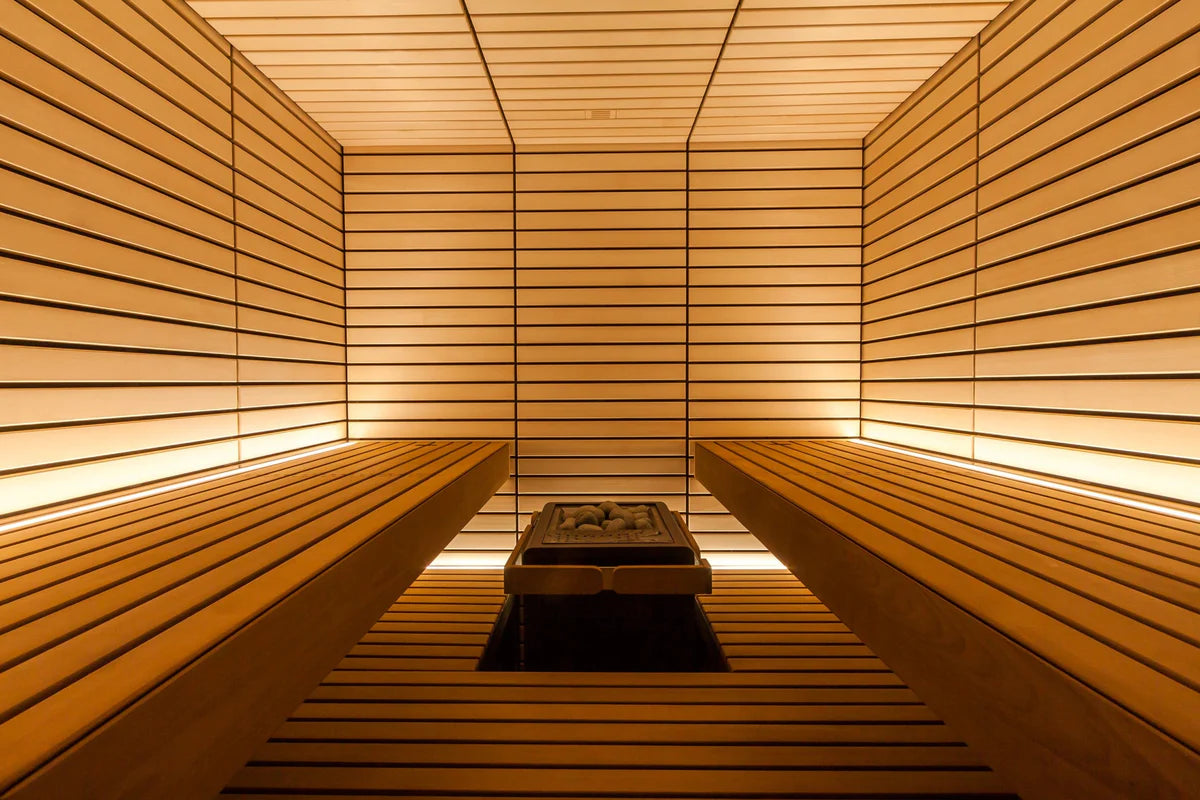 ThermaSol Lindea View Indoor Sauna – 2 to 6 Person Sauna Cabin with Glass Door & Wi-Fi Virta Heater